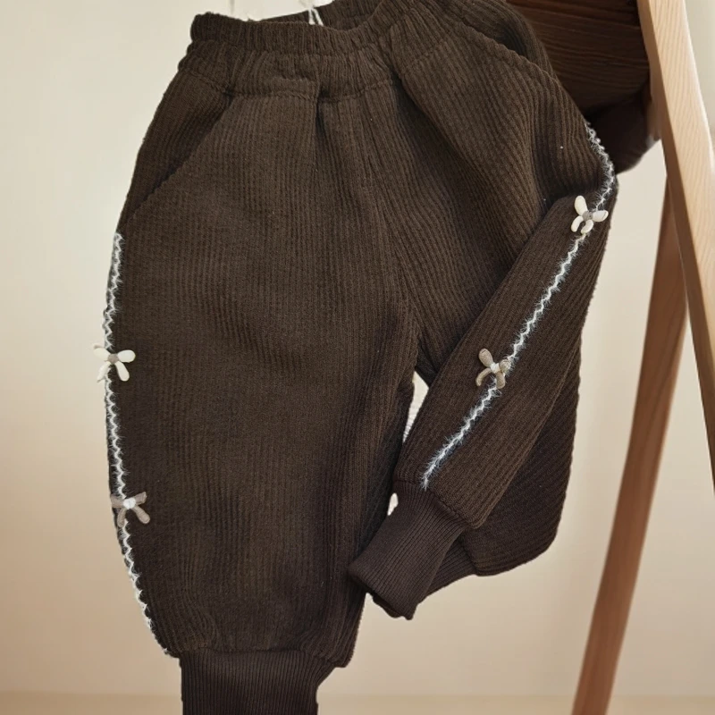 笑不点1666加绒小裤秋冬