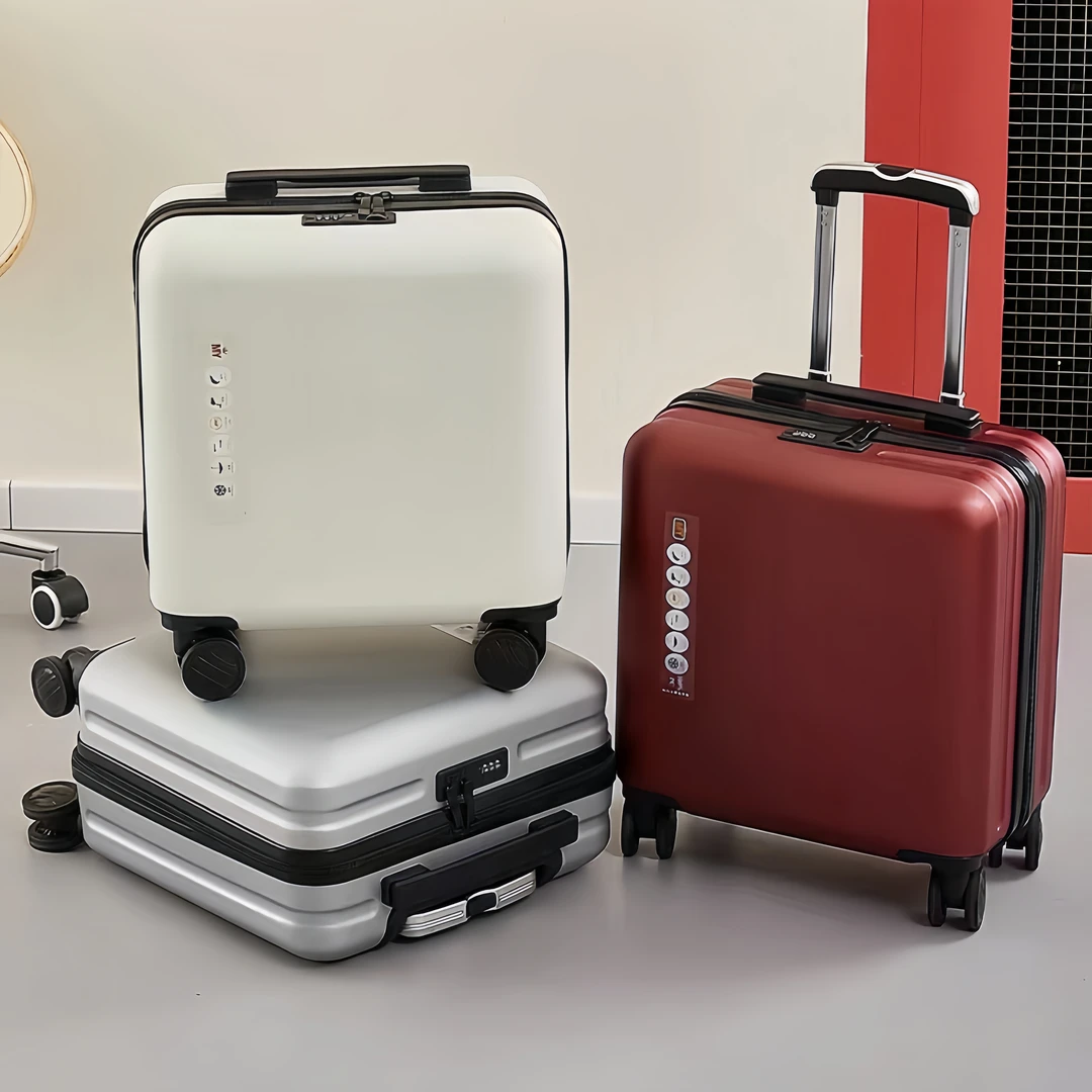 商务登机行李箱20寸免托运女旅行拉杆箱网红防刮18寸PC密码皮箱子