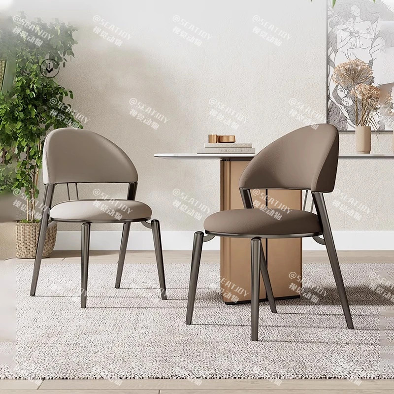 【维多利亚餐椅】轻奢意式简约家用极简北欧现代餐椅