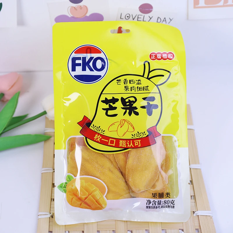 FKO芒果干80g水果干果脯零食办公室休闲小零食