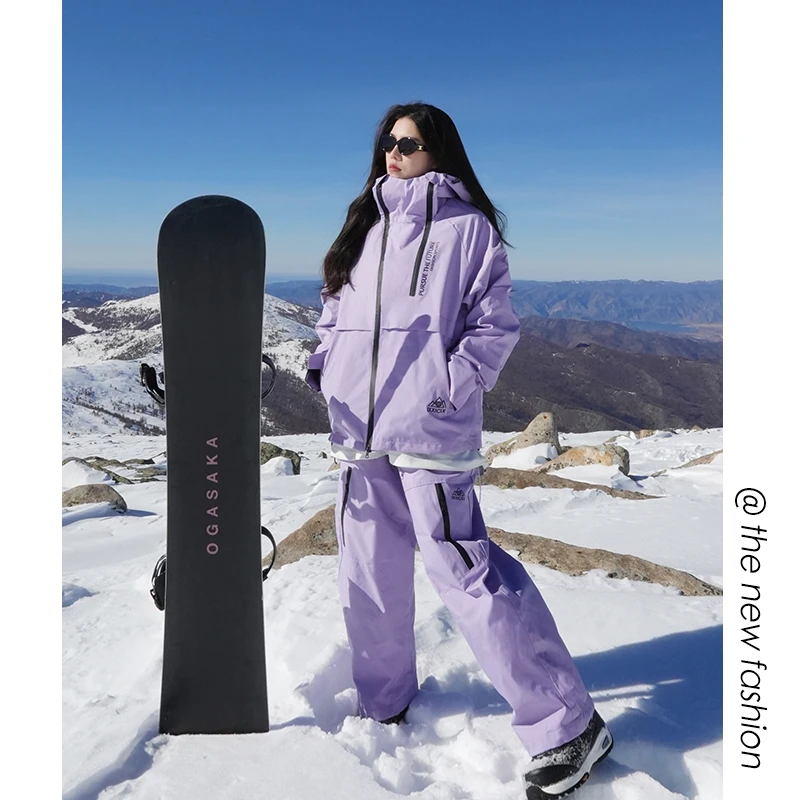 滑雪服女新款2025套装男款滑雪装备套装全套单板双板户外冬季情侣