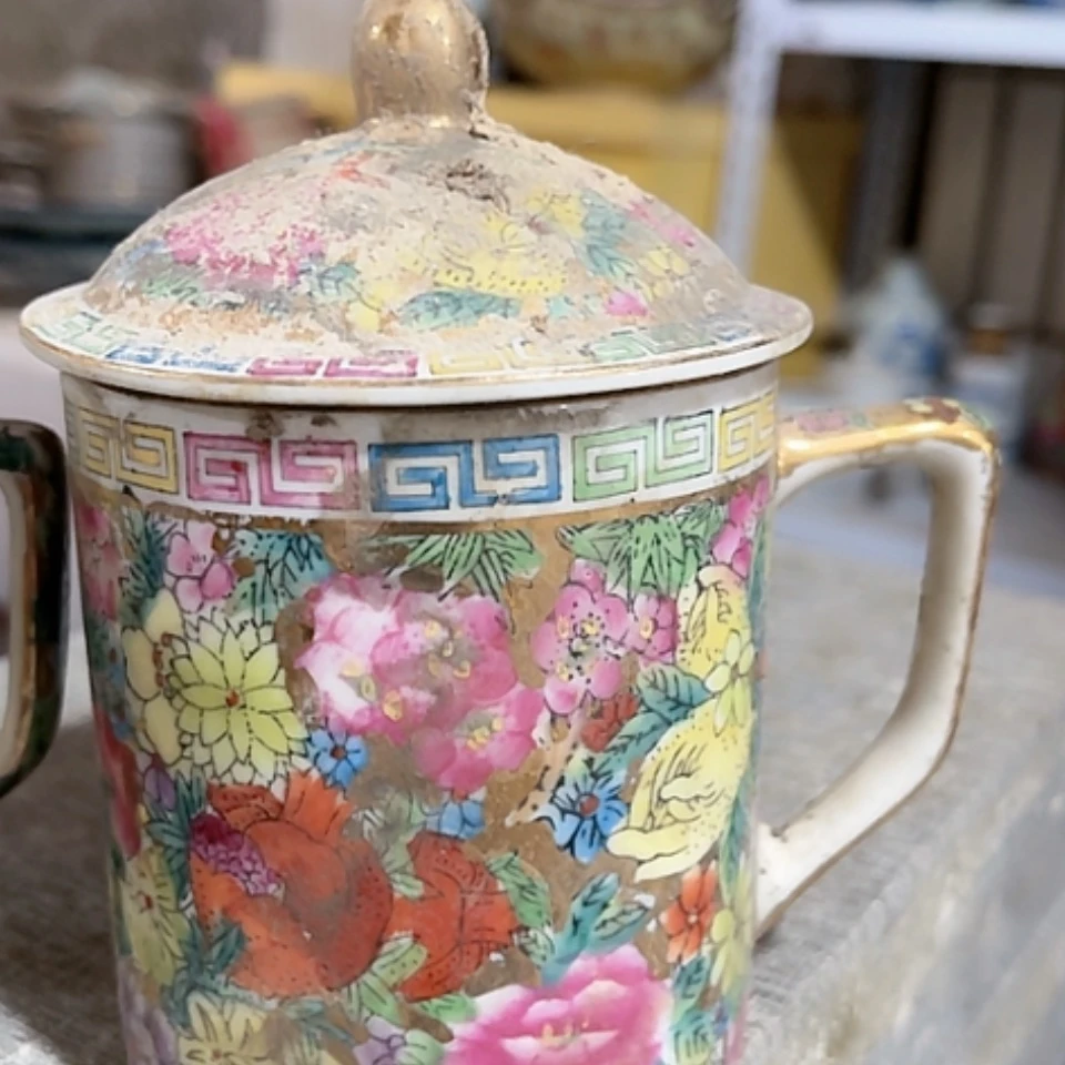 【闪购商品】紫砂盖碗用****5金地万公杯