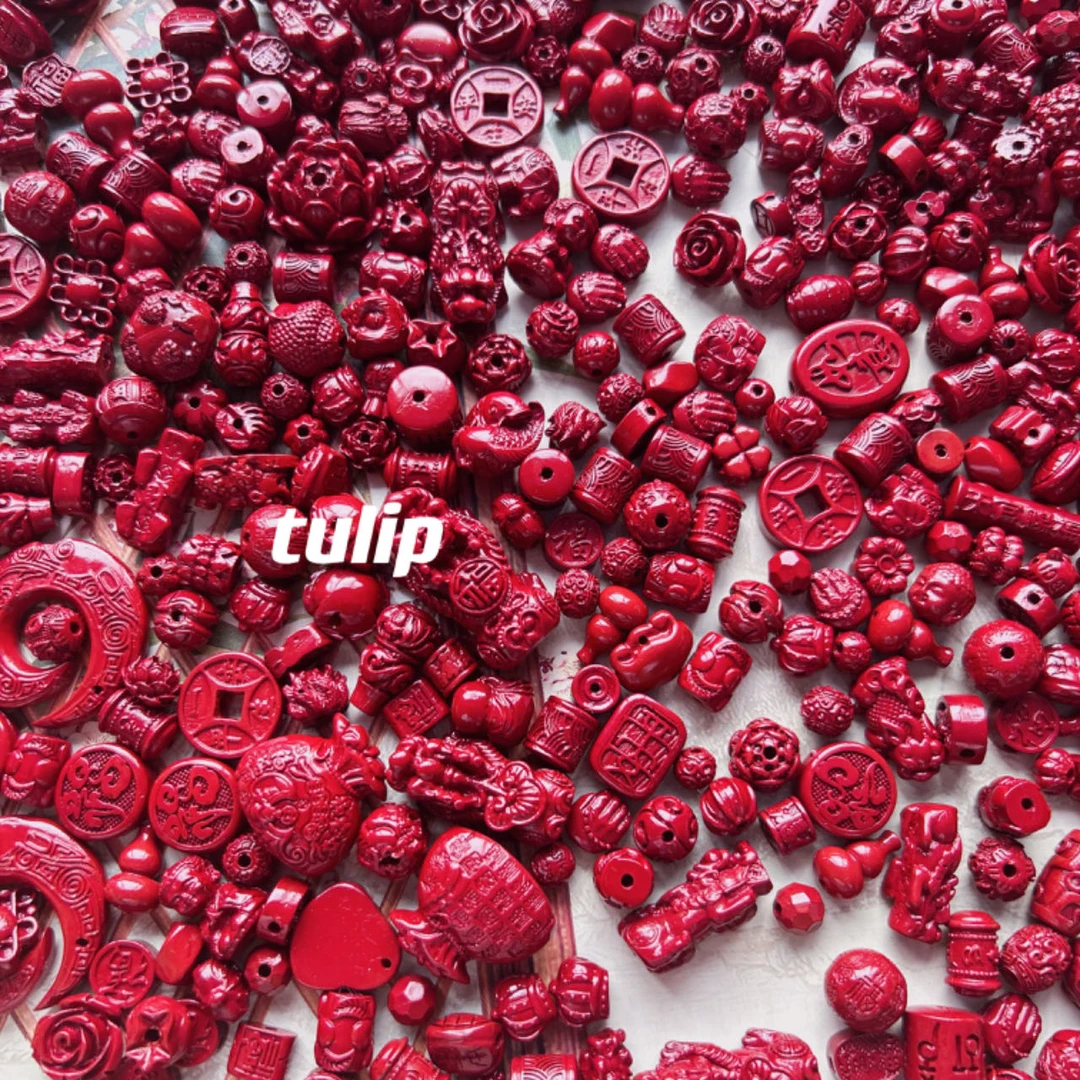 含辰砂工艺品朱砂紫金砂帝王砂配件配饰100克（拍五单150克一单）