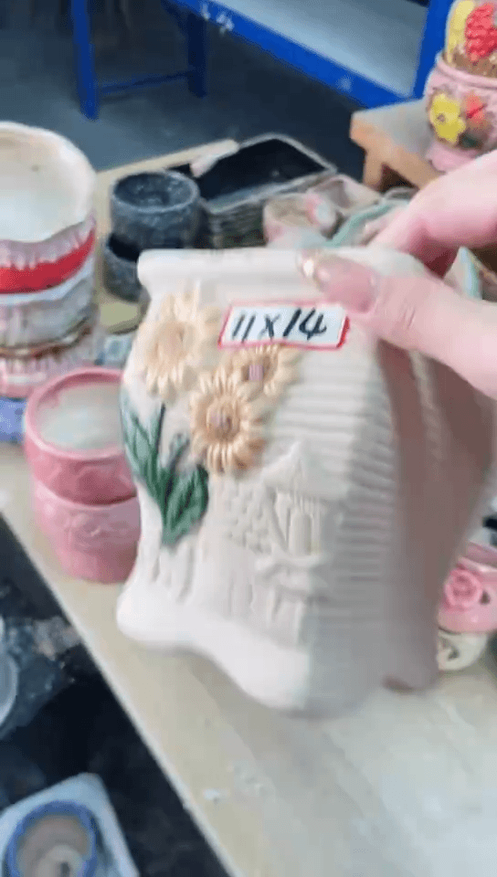【闪购商品】陶瓷15cm以下@@A7-60A葵花老桩