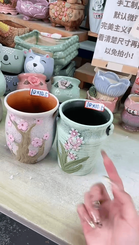 【闪购商品】陶瓷15cm以下@@A7-59D月桃老庄2件套