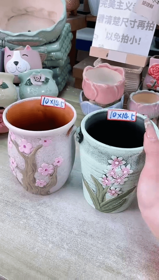 【闪购商品】陶瓷15cm以下@@A7-59D月桃老庄2件套
