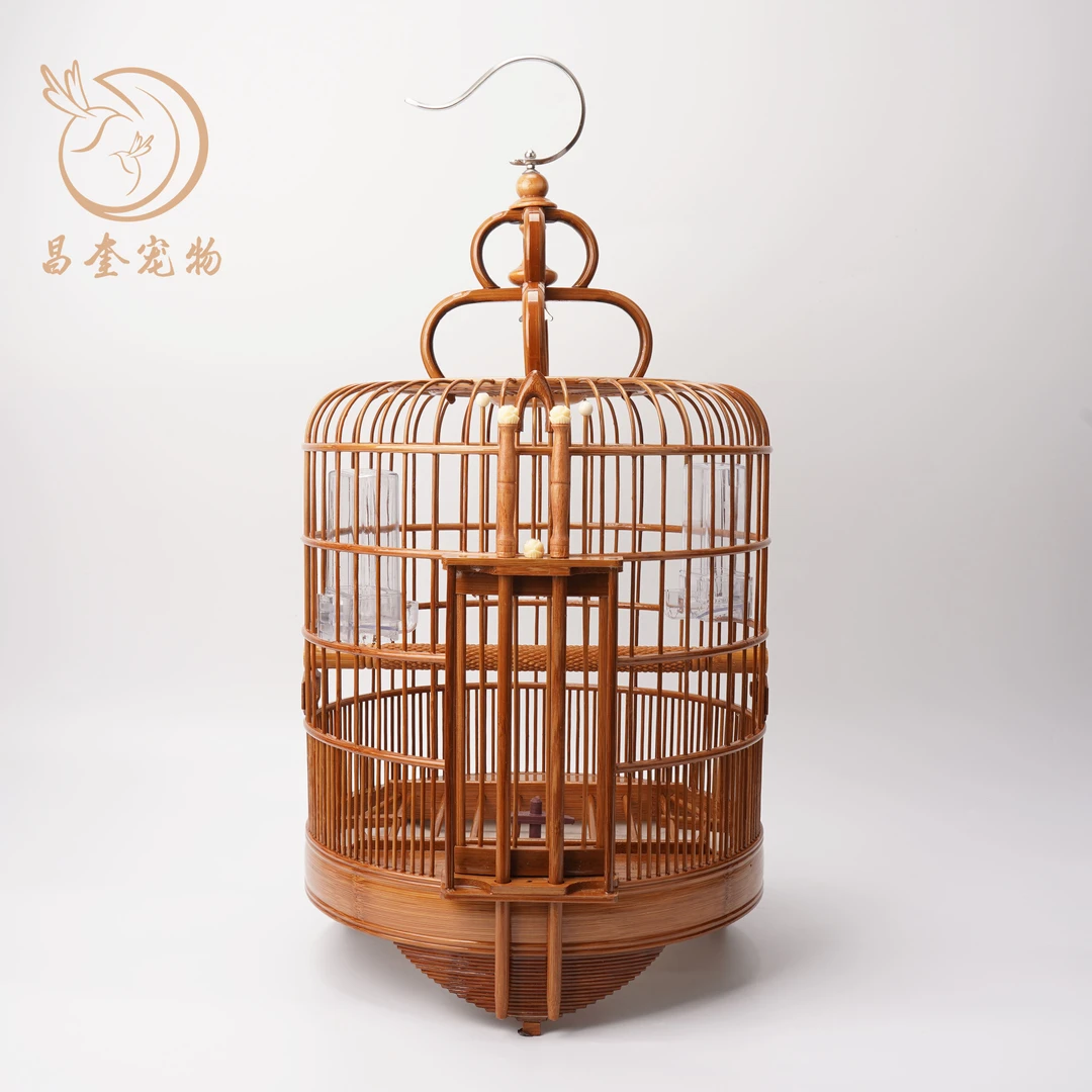 鸣中雀【360实惠款广西底母鸟笼】防爆漆笼广式宠物鸟用母笼全套