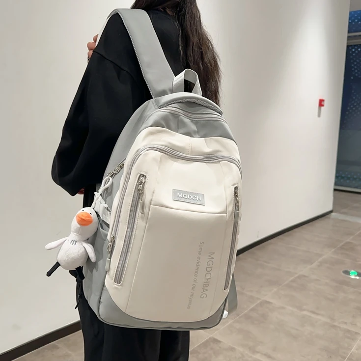 书包男女韩版大容量高中生大学生双肩包初中生旅行百搭电脑双肩包