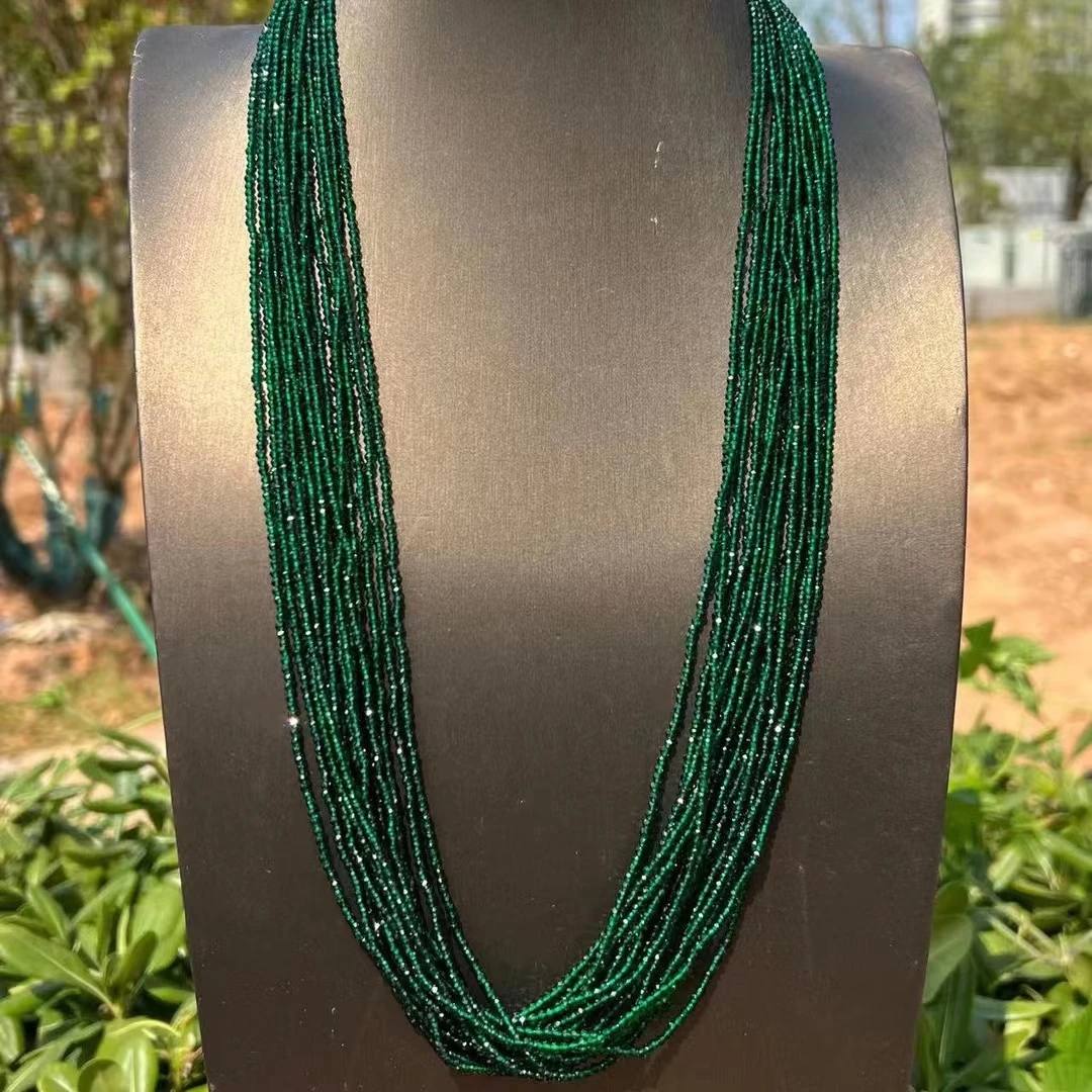 A5出口意大利83cm15条做一条绿色气质项链