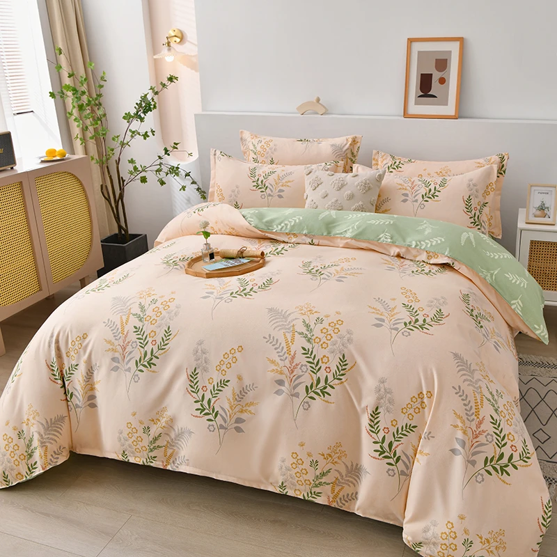 高级感四件套被套床单被套双人家用学生单人宿舍床上用品4件套