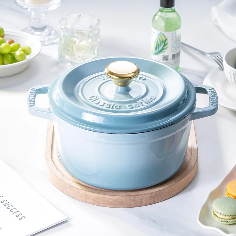 YANZAO/焱造铸铁珐琅锅20经典系列炖锅