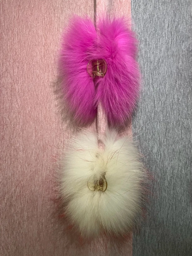 2024年新款毛毛发夹气质