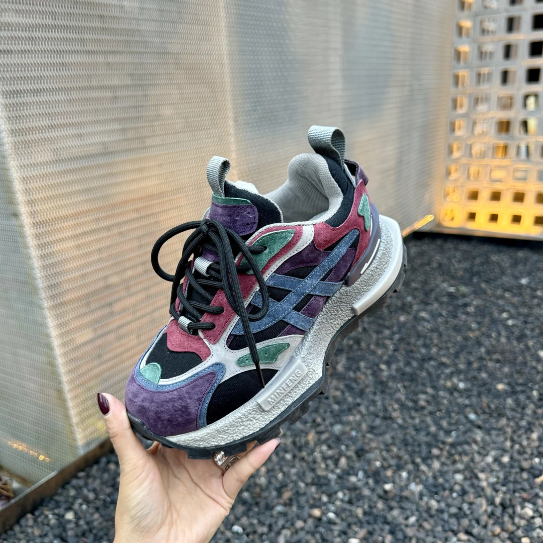 新款时尚休闲鞋厚底运动阿甘鞋~舒适百搭女士凉鞋ins网面秋季602