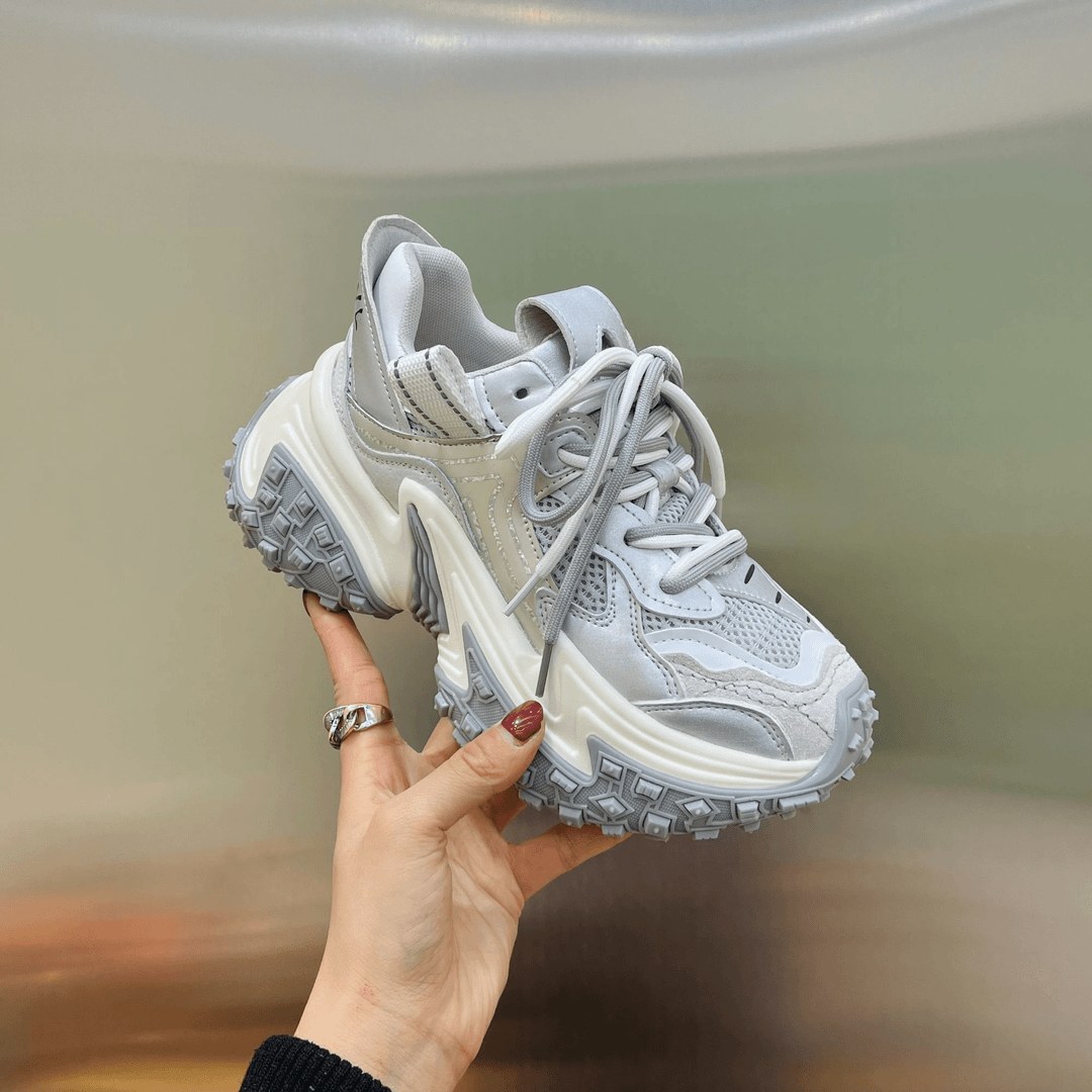 morycovl 24新款老爹鞋~春新款时尚百搭休闲鞋厚底增高小个子女鞋