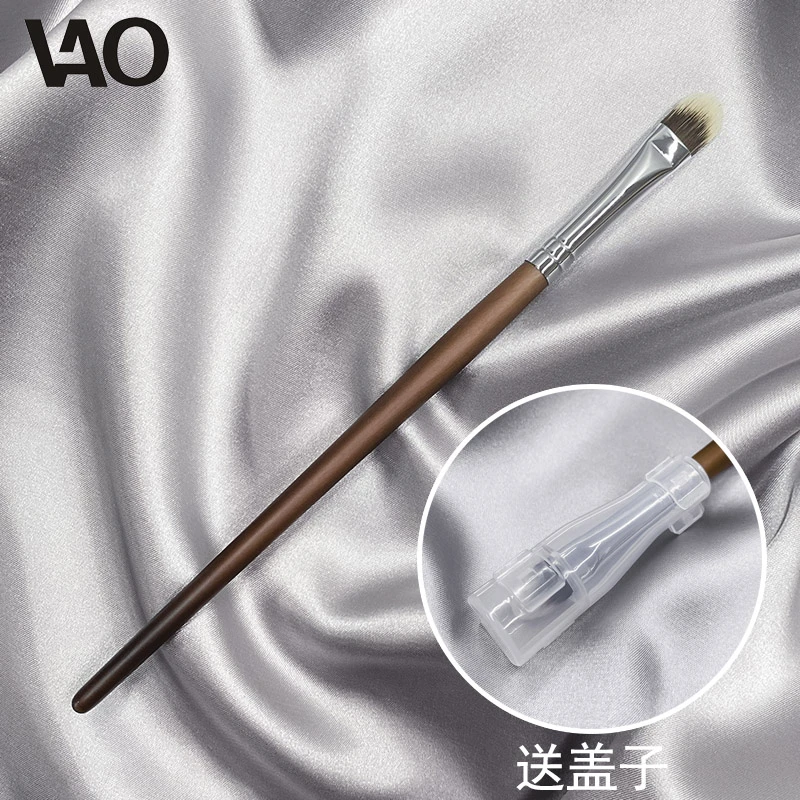 眼部精准舌形遮瑕刷遮黑眼圈泪沟扁头遮暇刷局部眼袋遮瑕膏刷子