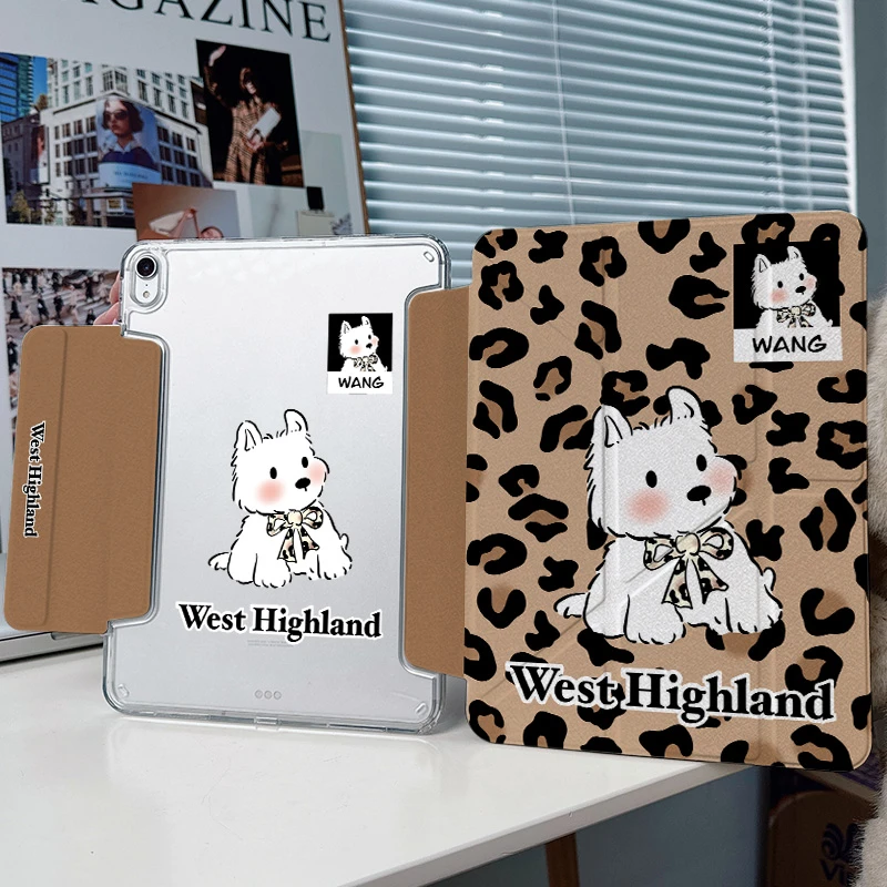 【3+y折豹纹】iPad10代保护套mini6华为matepad11.5s小米平板壳air6