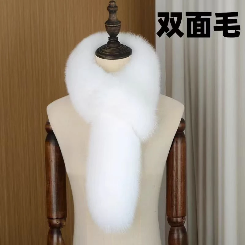狐狸围巾双面毛时尚款