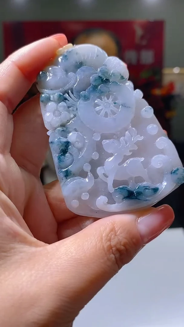 【闪购商品】定制翡翠未镶嵌15/1102/W/鹿