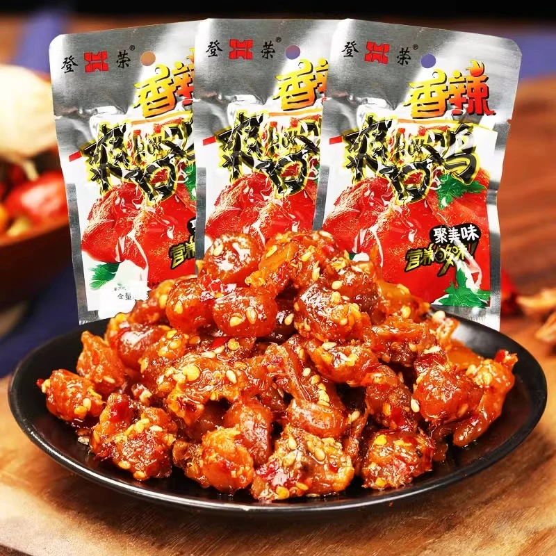 登荣香辣爽口鸡辣子鸡丁火锅鸡麻辣味辣条休闲小吃小零食重庆特产