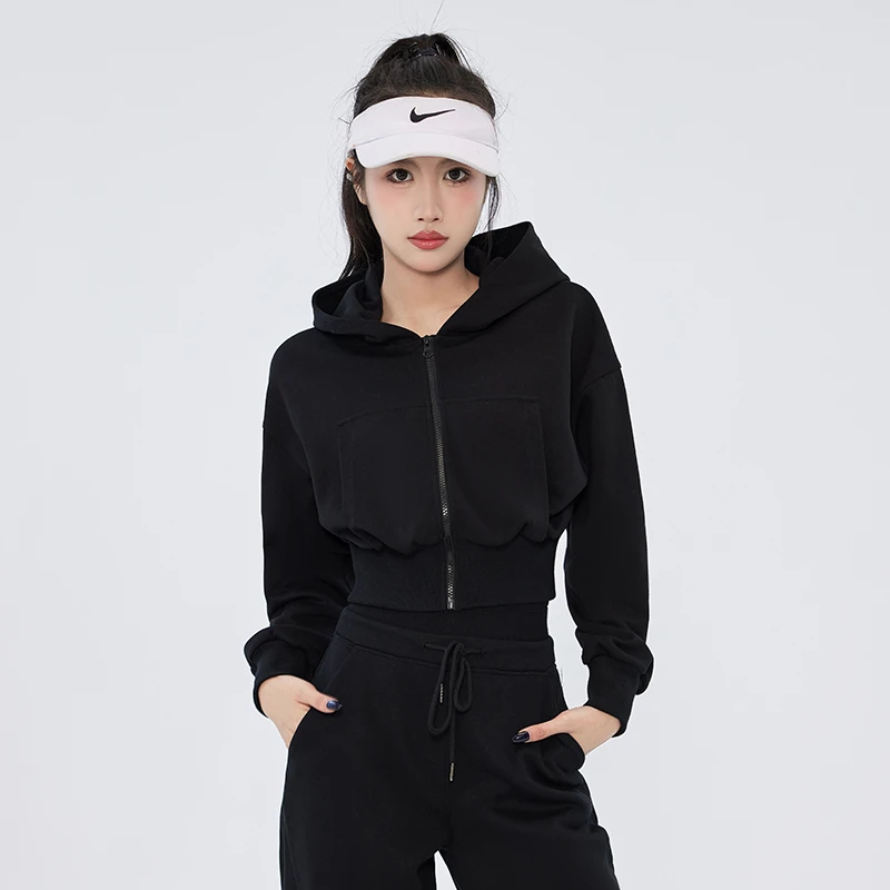 【姗姗精选】春秋运动外套短款户外休闲百搭立领长袖小风衣女34514