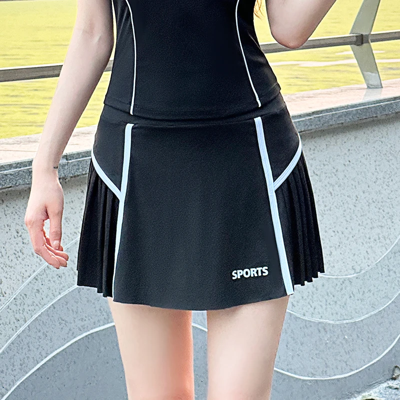 【单裙子】健身裤夏女运动锻炼跑步瑜伽短裤时尚运动裙裤23510