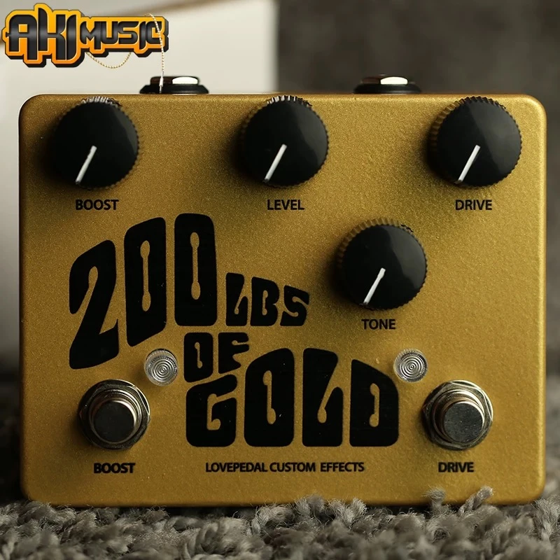 Lovepedal 200LBS Of Gold法兹过载电吉他单块效果器Fuzzface