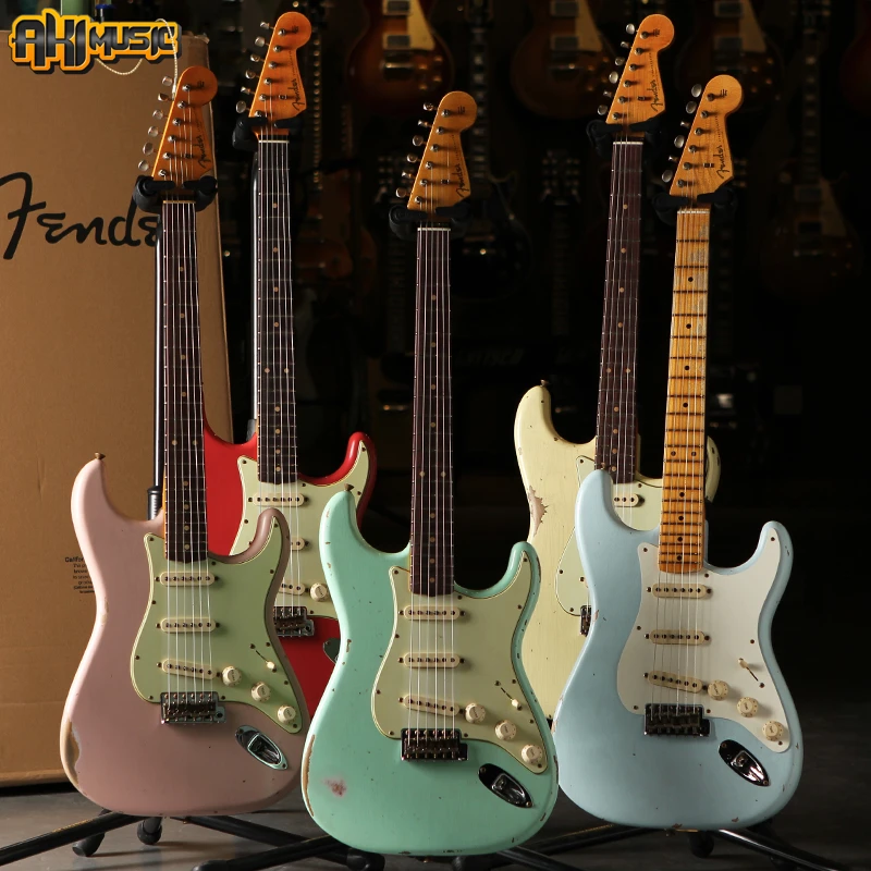 Fender Custom Shop 1962/56 Start Vintage Relic做旧高端电吉他