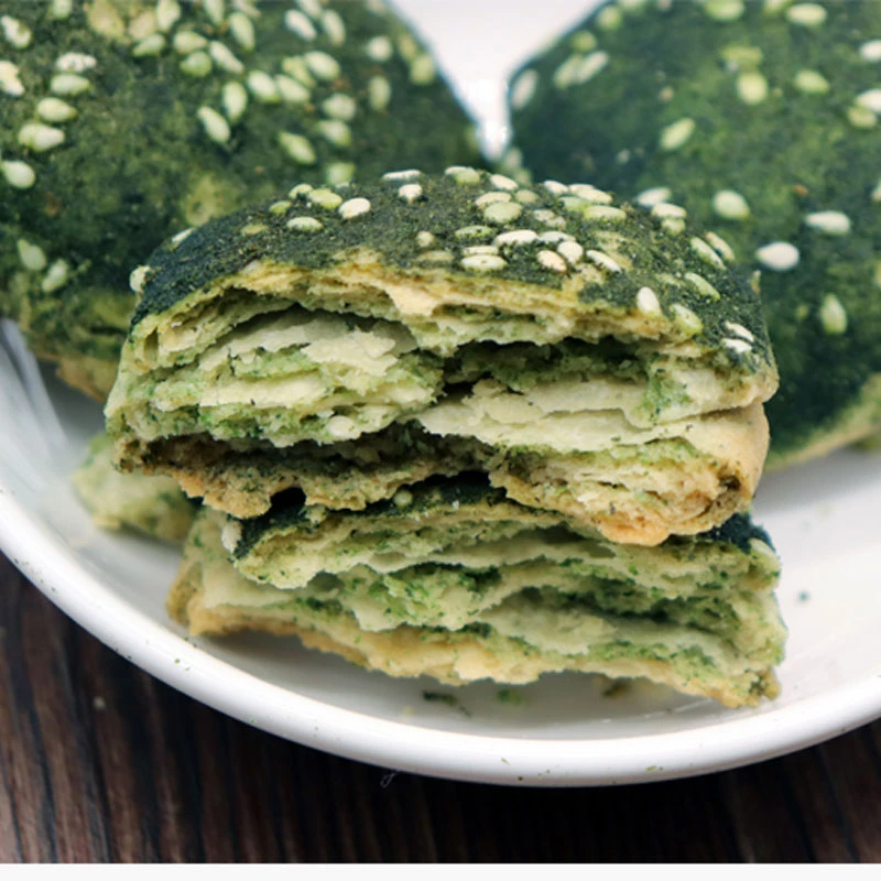 【宁波奉化溪口千层饼】特产老式手工苔菜饼蒋氏故乡海苔芝麻味