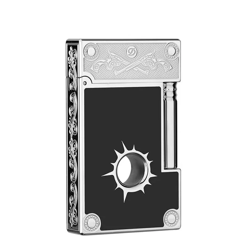 西部牛仔充气纯铜侧滑朗声机创意轻奢高档时尚个性打火机男士礼品