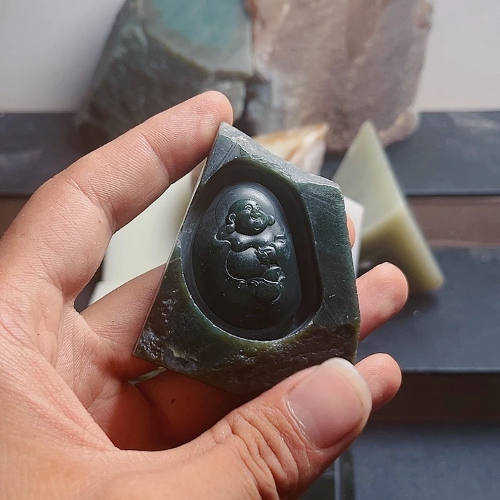 和田玉（糖玉）挂件未镶嵌