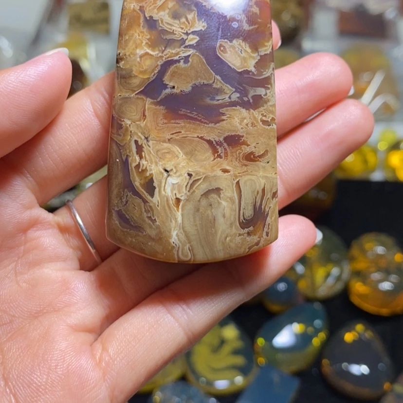 【闪购商品】琥珀裸石未镶嵌想**夜