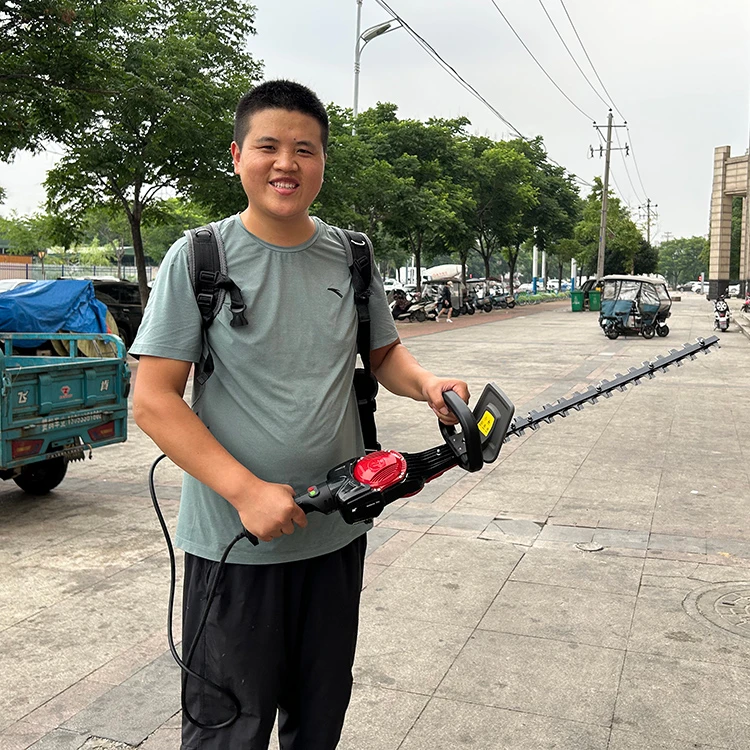 N+恩加电动绿篱机2024新款第三代锂电修剪机园林绿化修剪专用剪刀