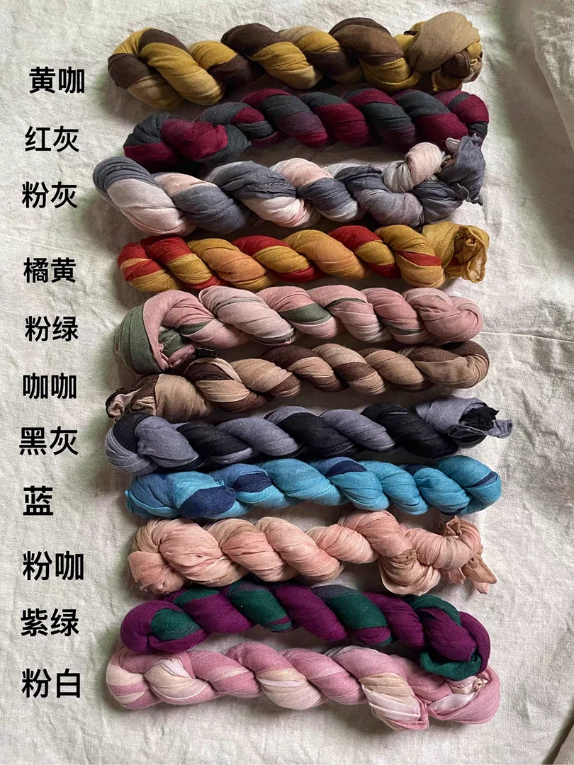 百搭  渐变  围巾 自制无吊牌介意慎拍