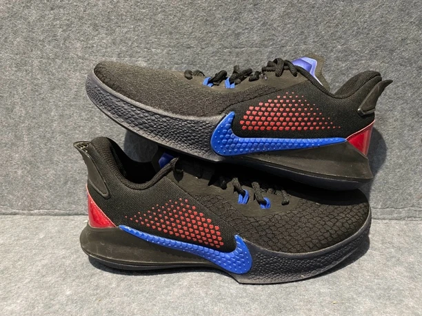 41码/Nike manba fury黑蓝橙/鞋底磨损/篮球鞋/无原盒