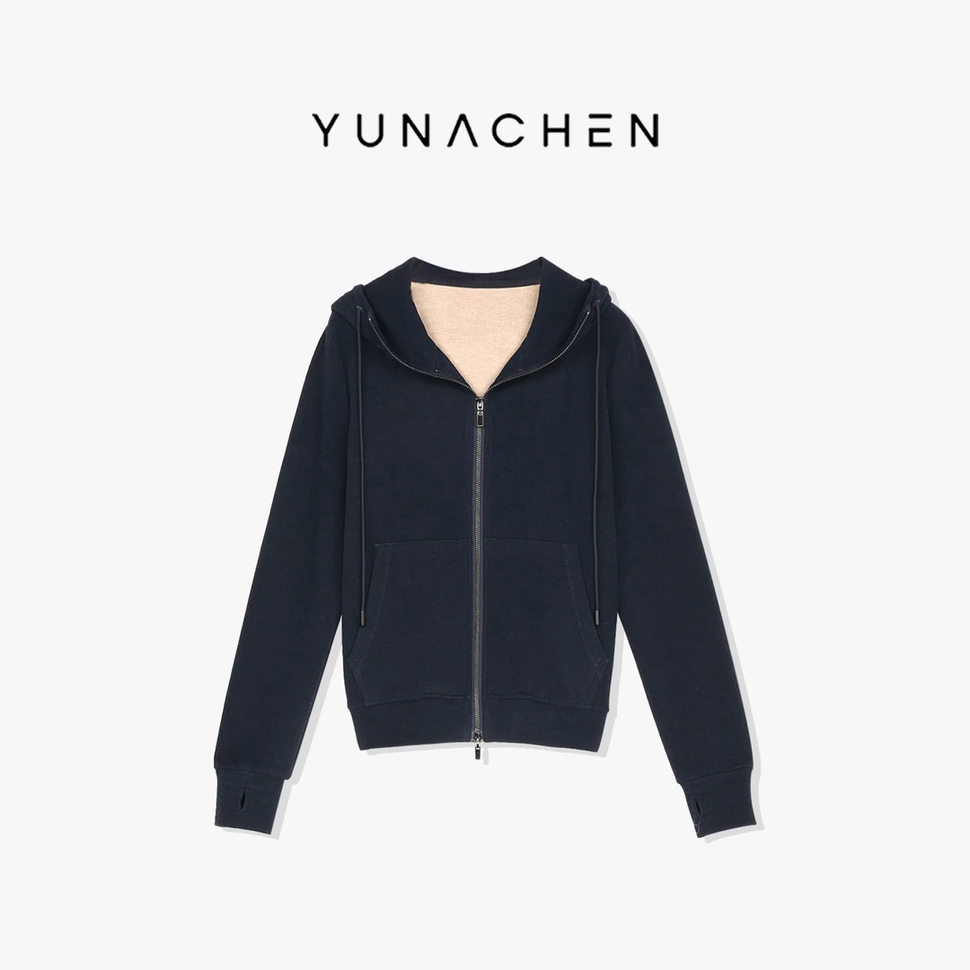 YUNACHEN现货【机场套装】 秋冬时尚款连帽长袖卫衣03-999-D23QW59A