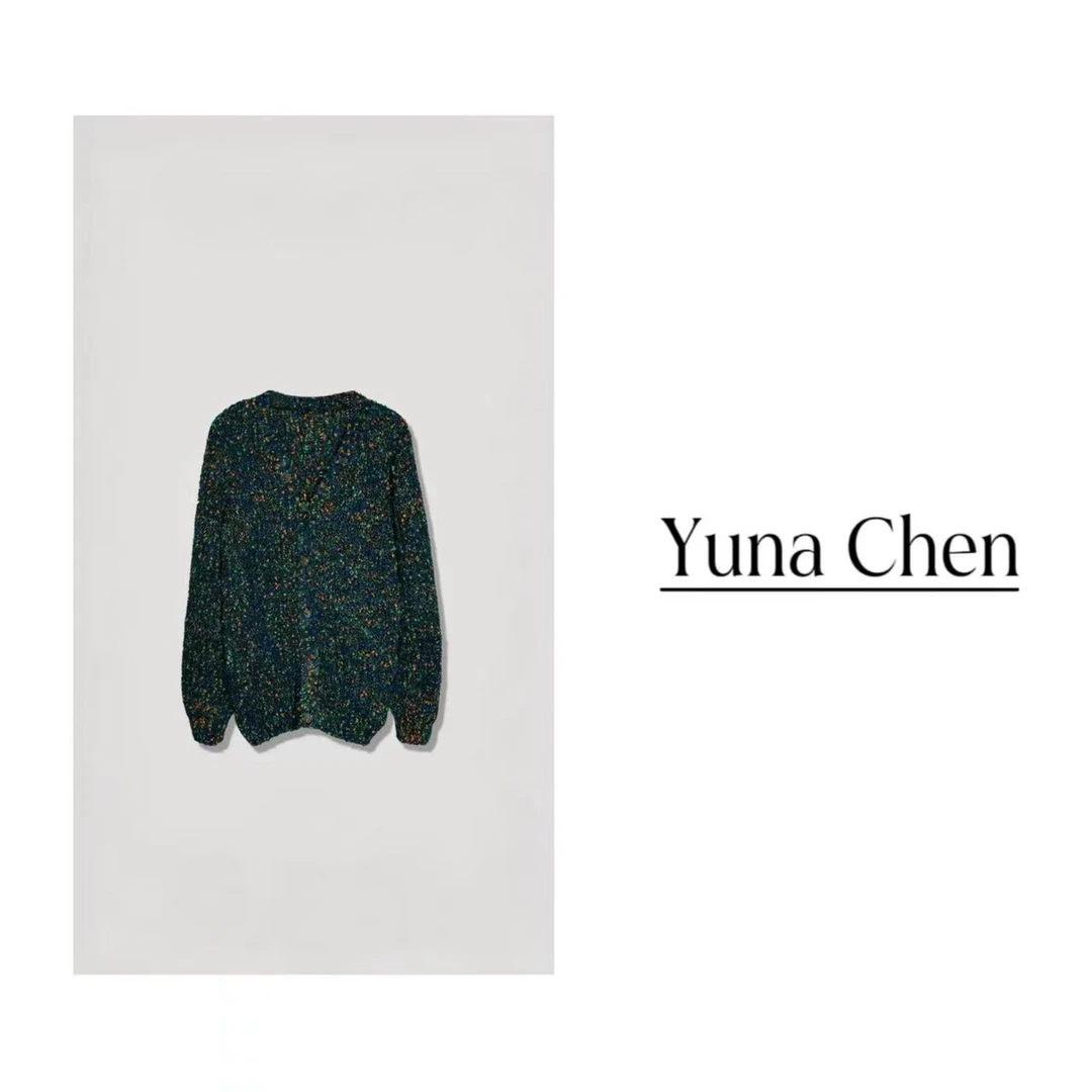 YUNACHEN现货【绿野仙踪】 秋冬时尚提花针织款外套13-999-W23QM30A