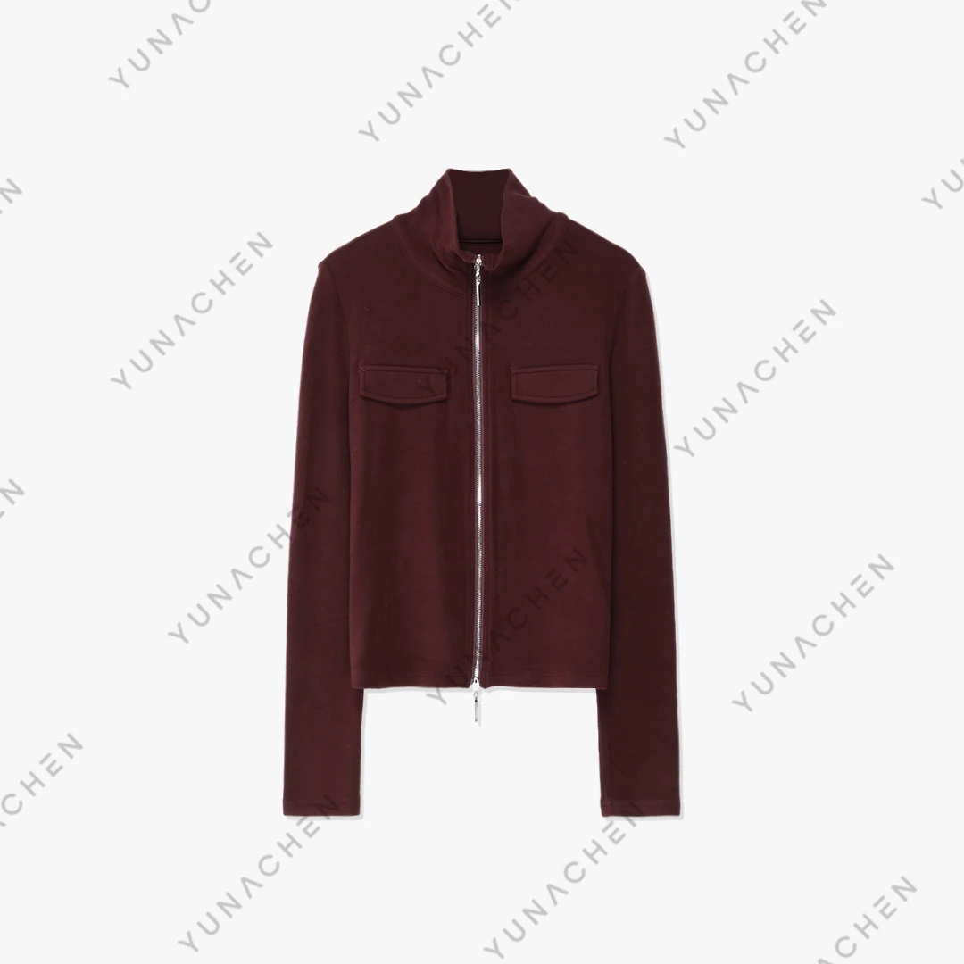 菠萝宝宝yuna【眷亦】ZK5 秋冬双头拉链开衫自发热外套273-YMQ2680W