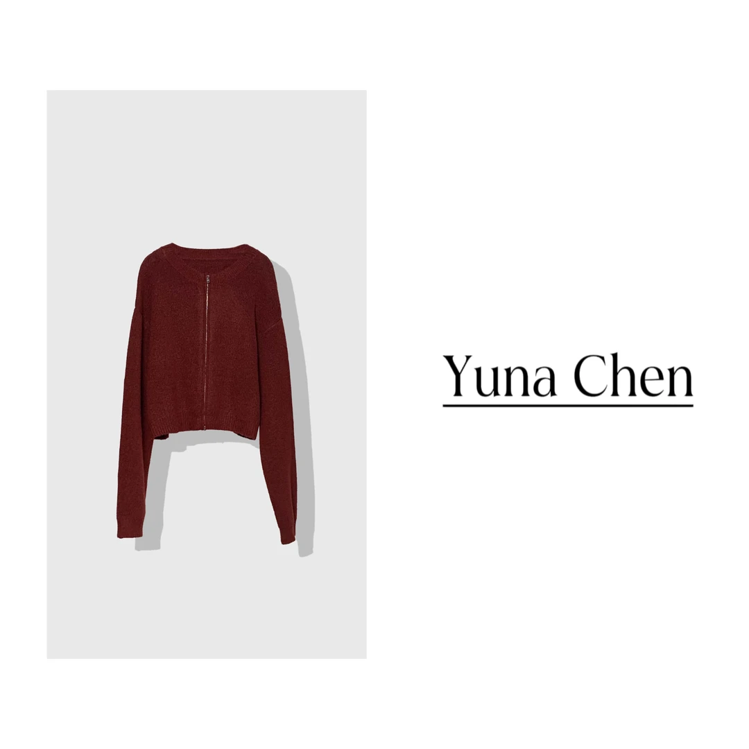 YUNACHEN现货【林深见鹿】 秋冬时尚轻奢款针织外套09-999-L23QM32A