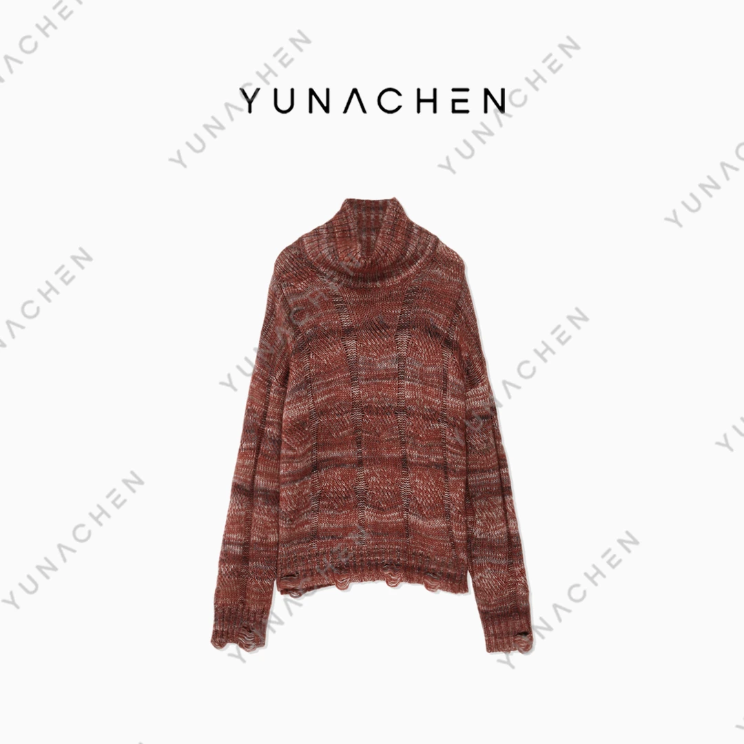 菠萝宝宝yuna【云岫】ZK28小高领颗粒绞花套头针织衫33-OYC88396