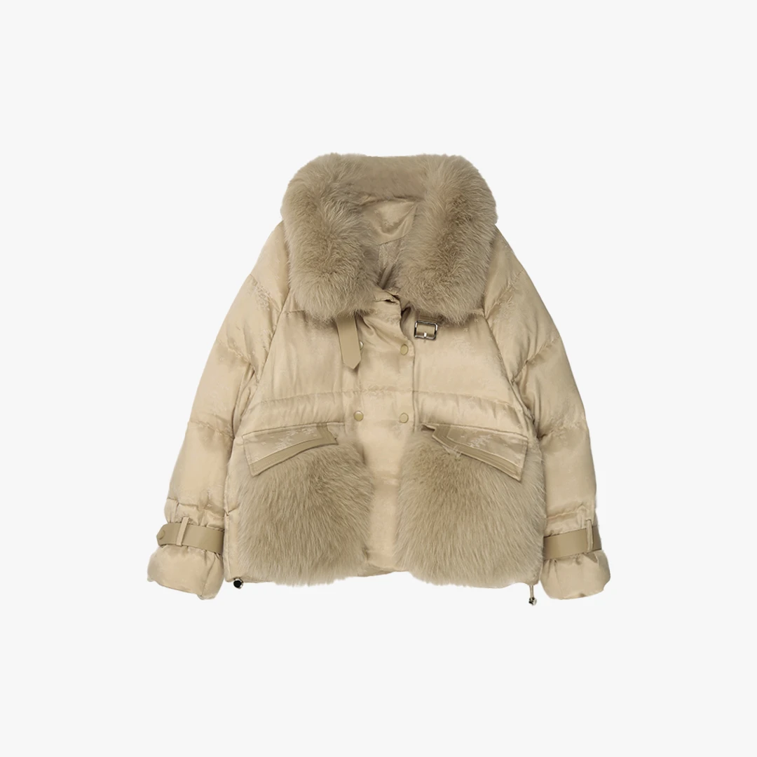 YUNACHEN现货【负韶华】K29秋冬轻奢休闲保暖短款羽绒服194-2321095