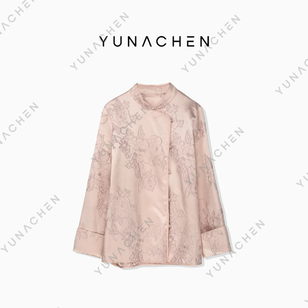 YUNACHEN【清婉】B20时尚女装气质轻奢国风新中式重工款外套46-FS56