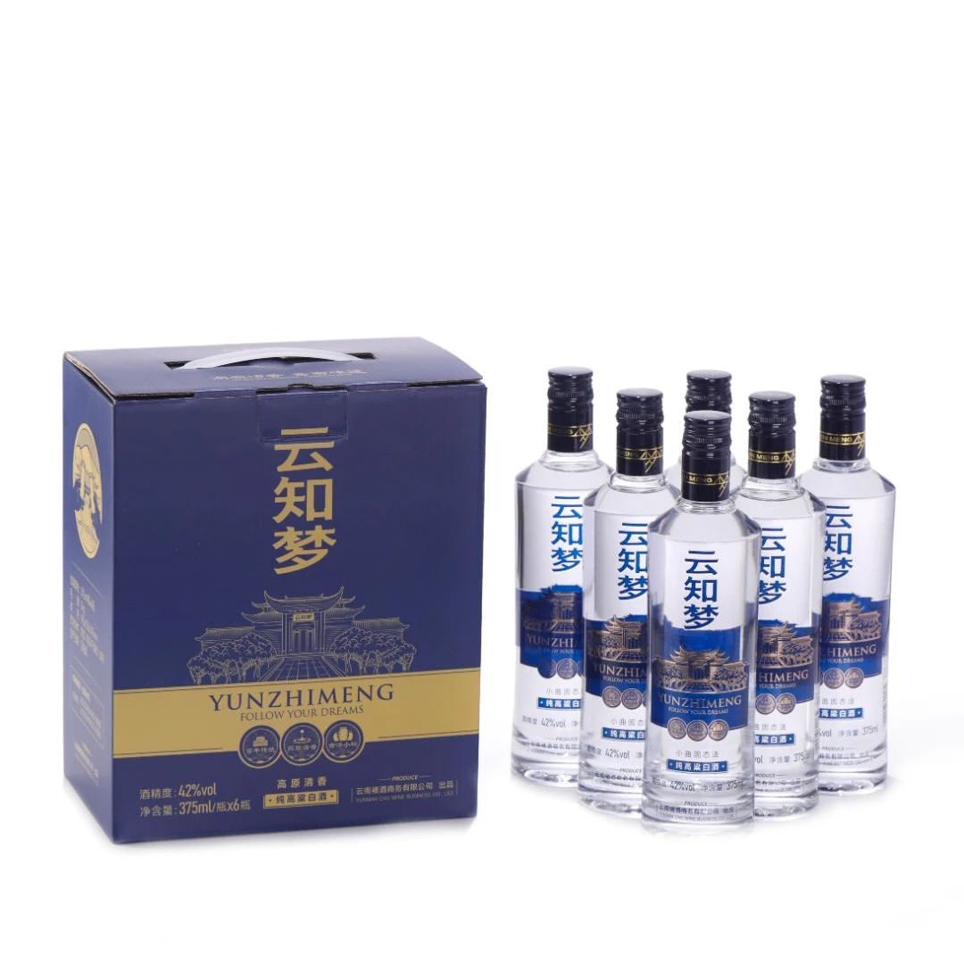 云知梦云知梦42度纯高粱白酒6瓶礼盒42度375