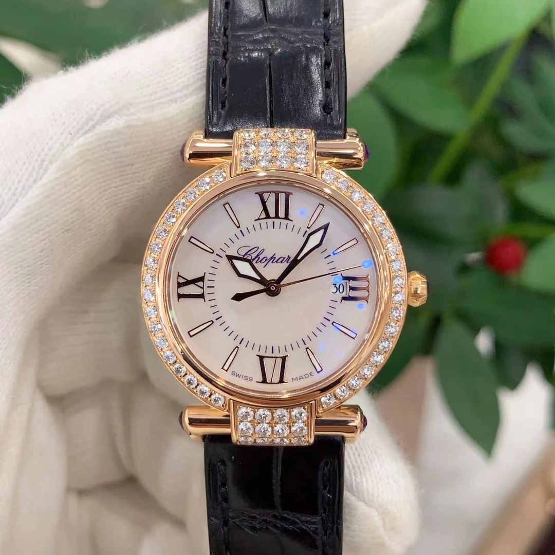 95新 Chopard/萧邦 28MM/公价123000/384238-5003女士腕表