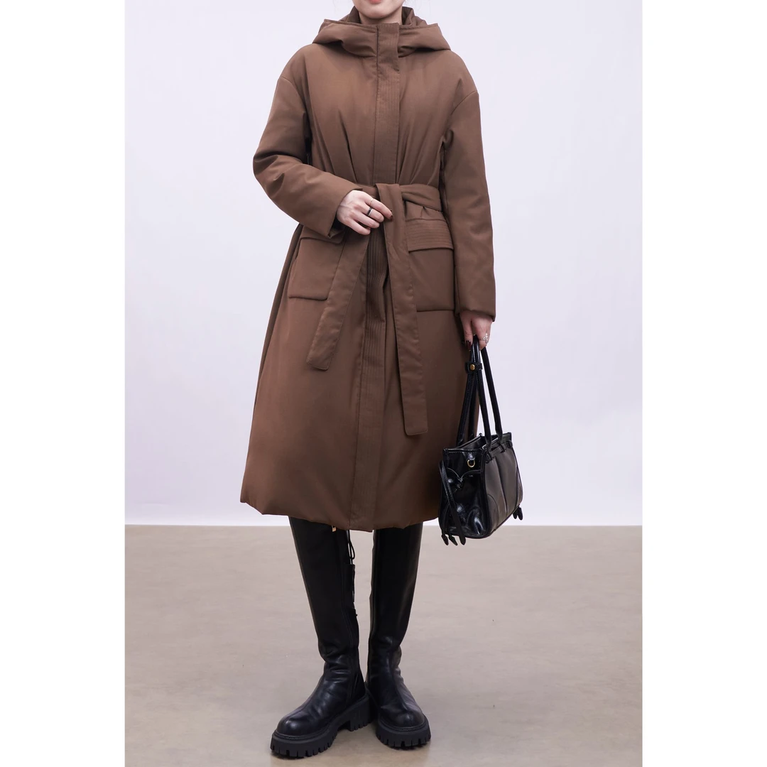 【王老板】2024秋冬韩系中长款大鹅 613008