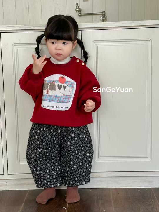 扣号链接291.9-399.9韩版婴童服饰丸右爱喜三个院哈米泡芙套装
