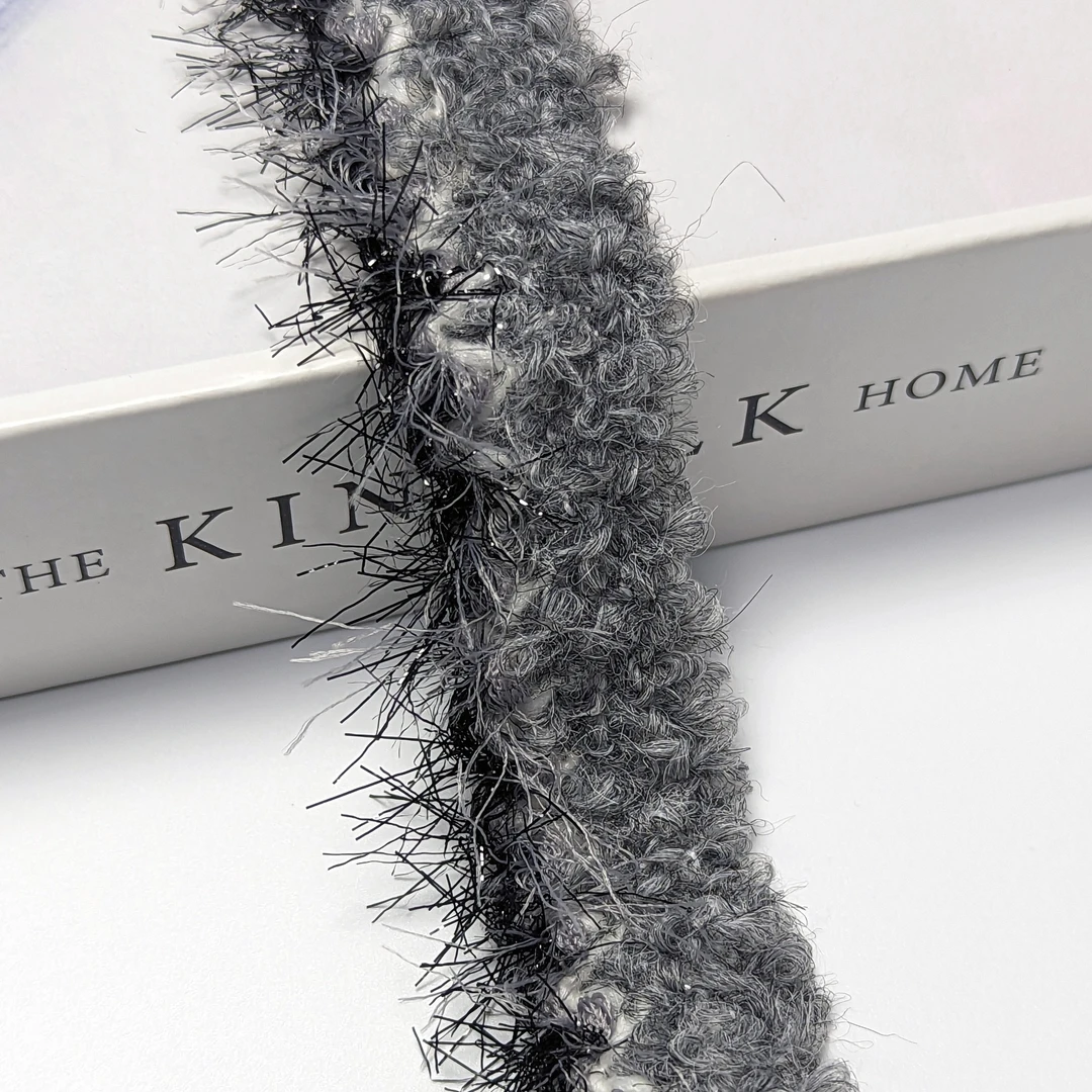 3cm宽睫毛小香风花边辅料服饰配料编织手工diy服装衣襟袖口饰品