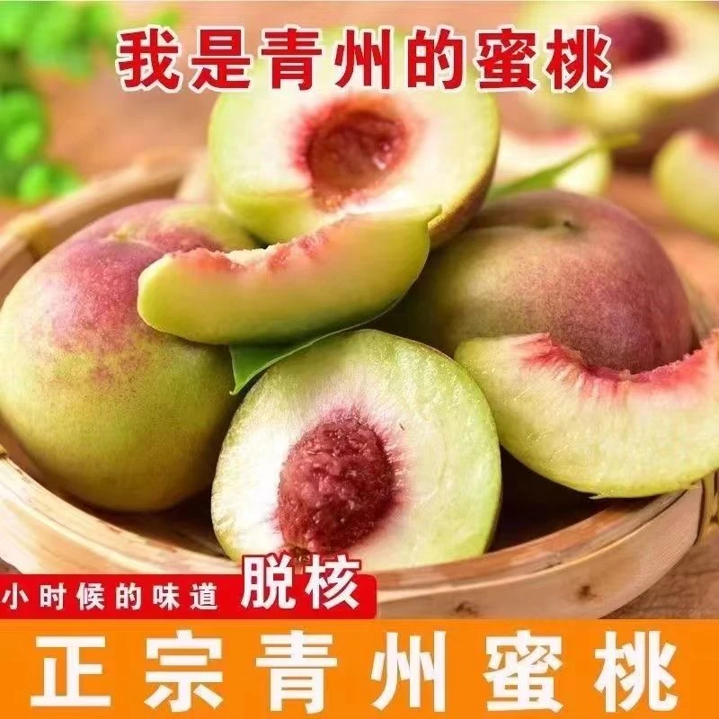 【双十一活动】现摘山东青州蜜桃4.5斤脆甜爽口爆甜多汁蜜香味浓郁