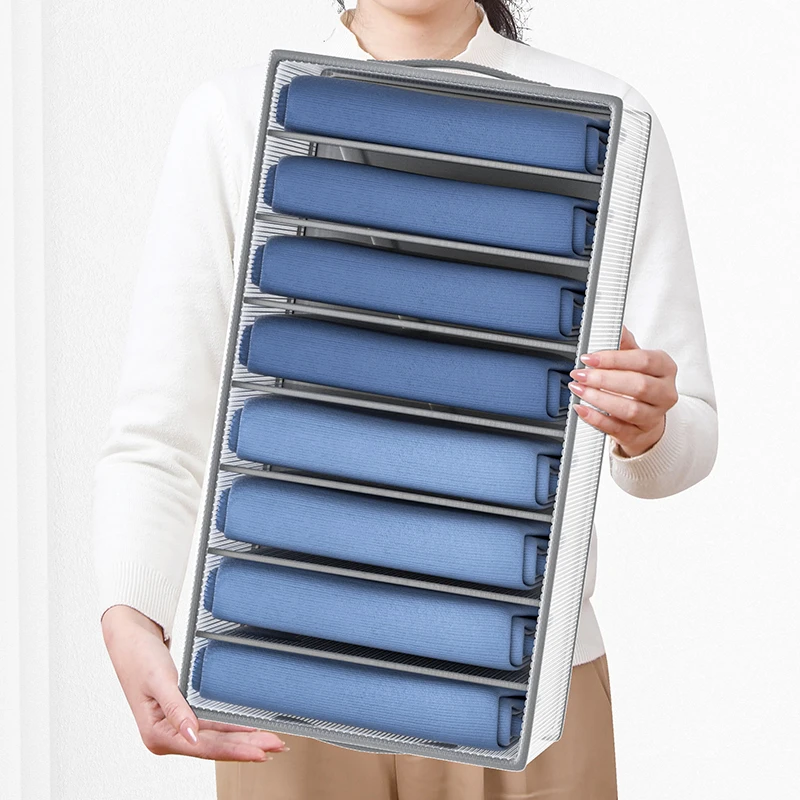 衣服裤子收纳神器分格抽屉式家用宿舍衣柜整理收纳盒大容量收纳盒