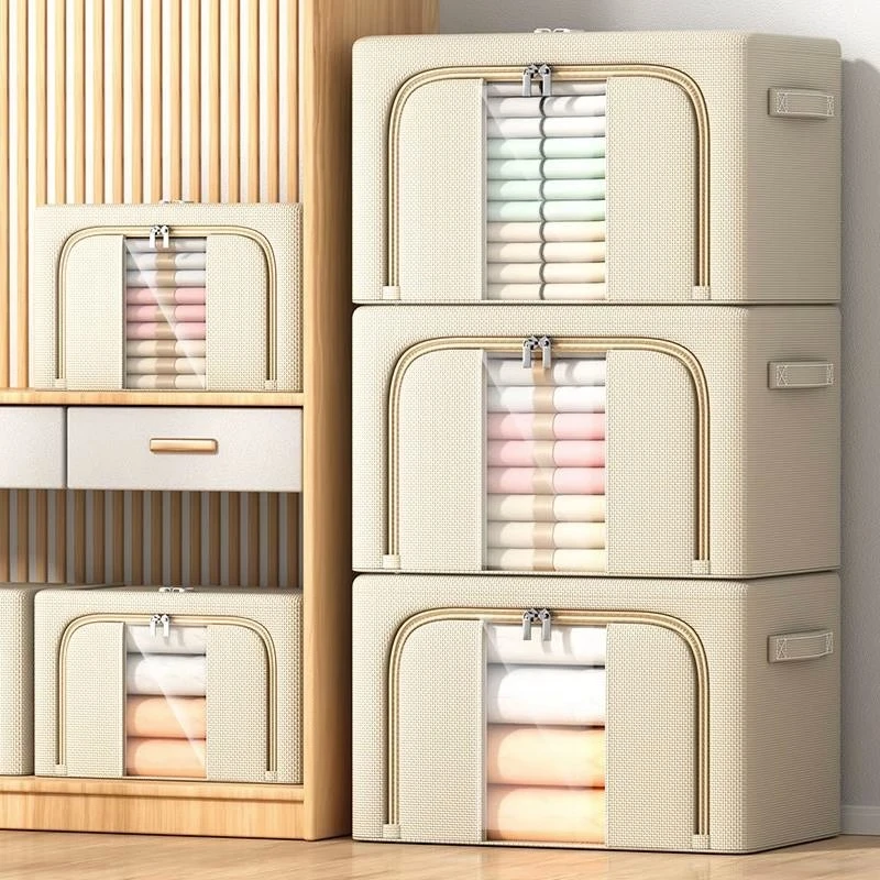特大号衣服收纳箱家用衣柜整理衣物折叠牛津布艺大容量储物子袋盒