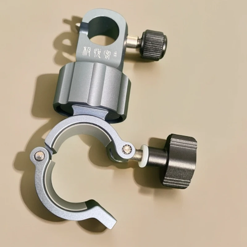 极悦客航空铝合金钓椅配件通用食盒架鱼护架轻量便携稳定多向调节